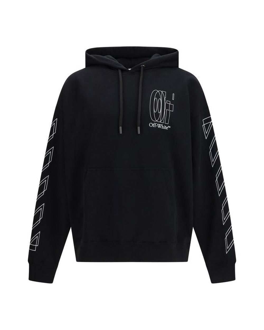 Off-White Black Cotton Sweatshirt