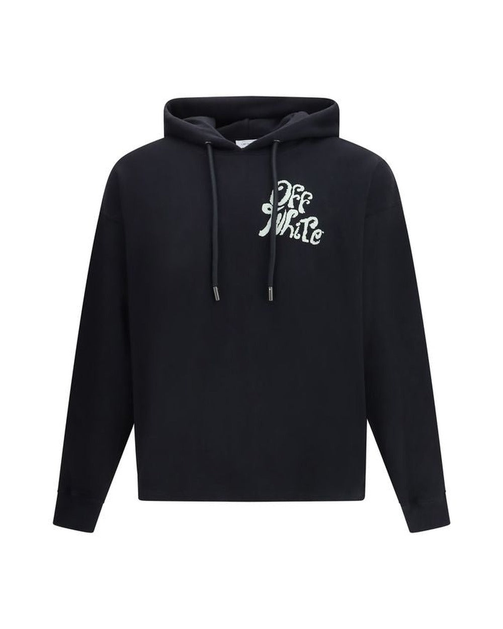 Off-White Black Cotton Sweatshirt