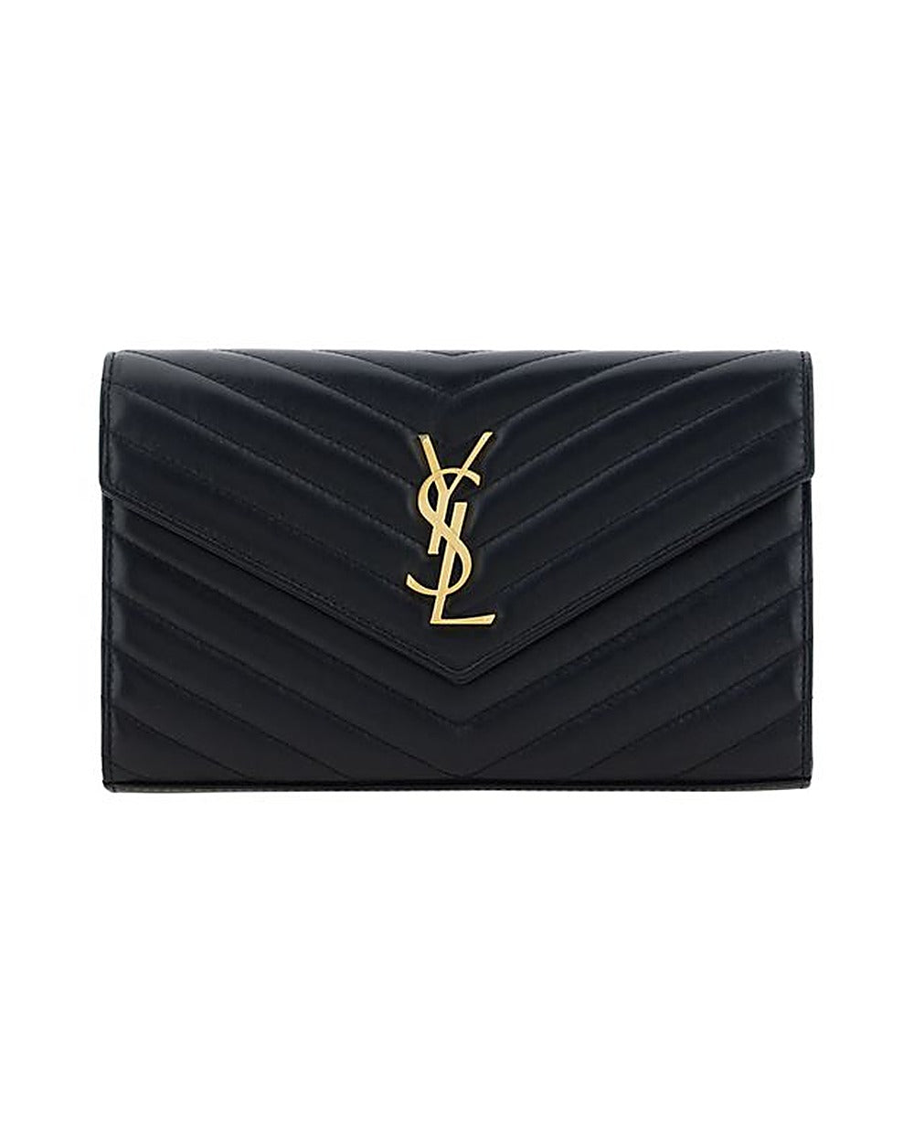 Saint Laurent Black Lamb Ovis Aries Aries Shoulder Bag