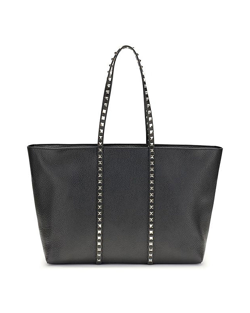 Valentino Garavani Black Calf Leather Bos Taurus Shoulder Bag