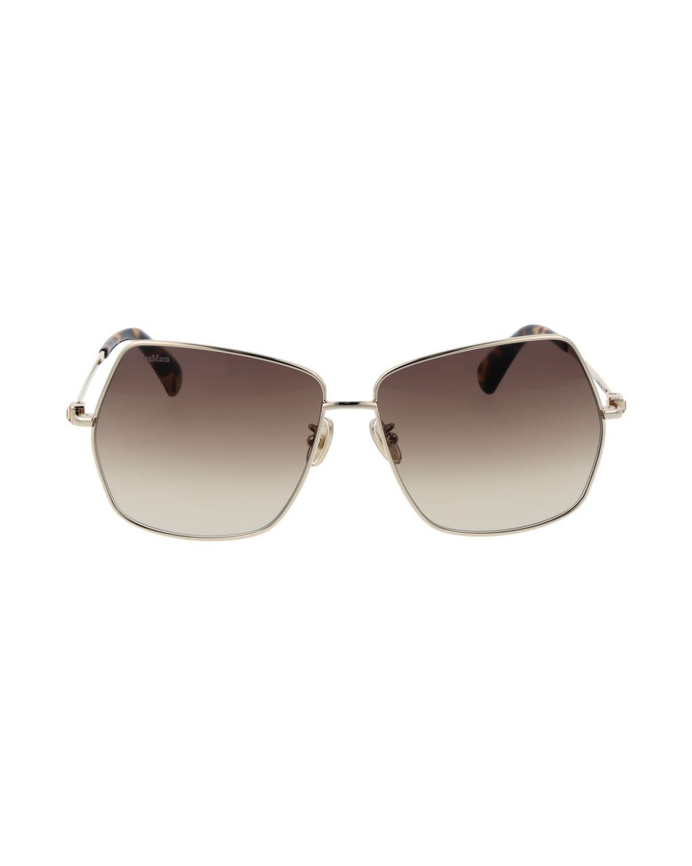 Max Mara Gold Metal Sunglasses