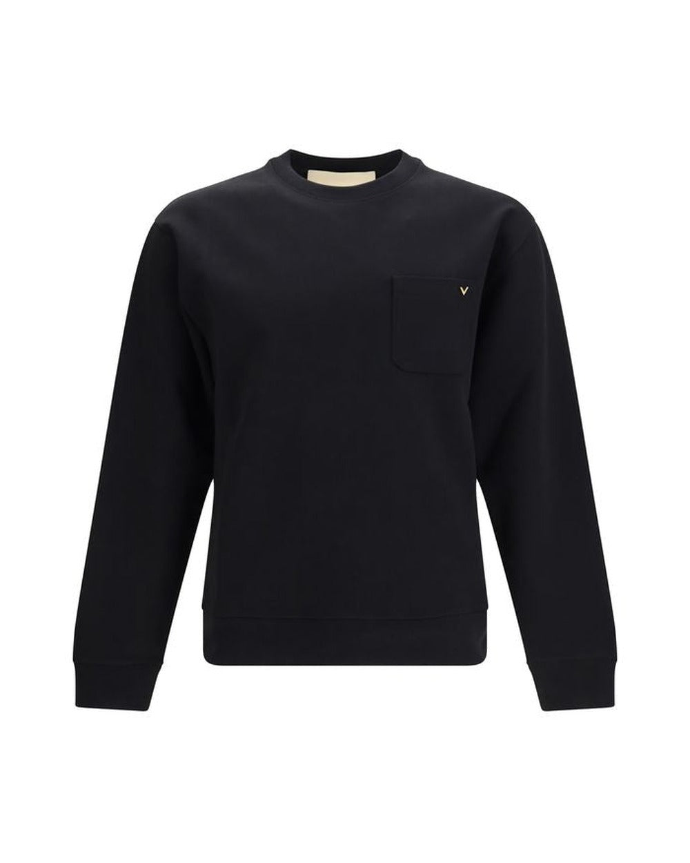 Valentino Garavani Black Cotton Sweatshirt