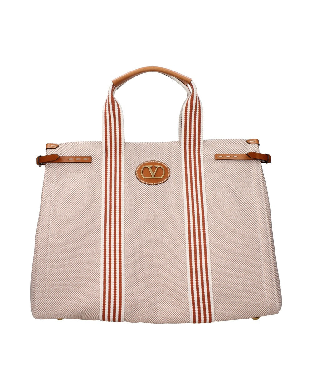 Valentino Garavani Beige Fabric Handbag