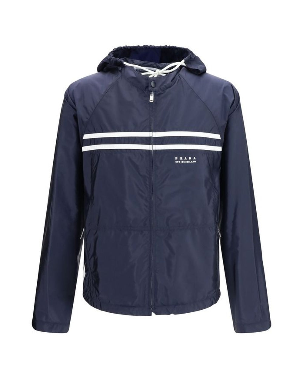 Prada Blue Nylon Shell Jacket