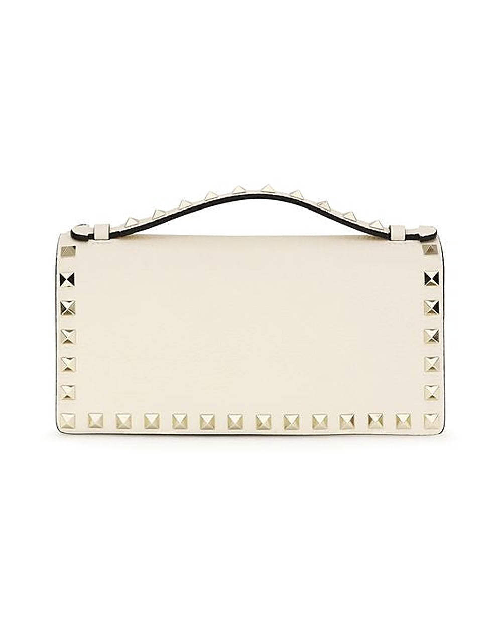Valentino Garavani Beige Calf Leather Bos Taurus Wallet