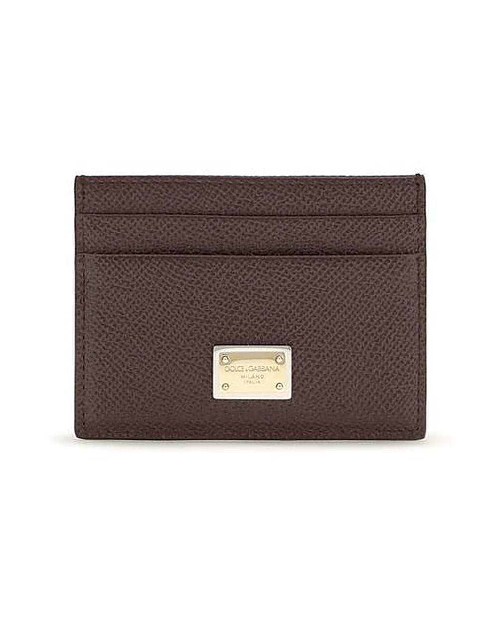 Dolce & Gabbana Brown Calf Leather Bos Taurus Wallet