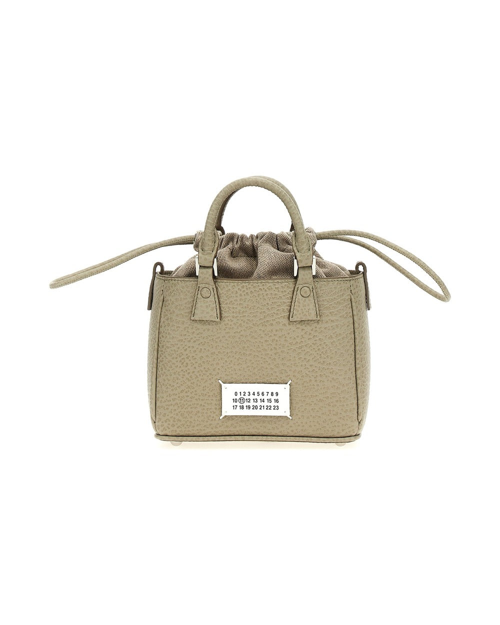 Maison Margiela Gray Calfskin Handbag