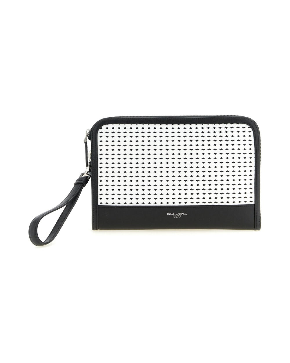 Dolce & Gabbana Bicolor Calfskin Clutch Bag
