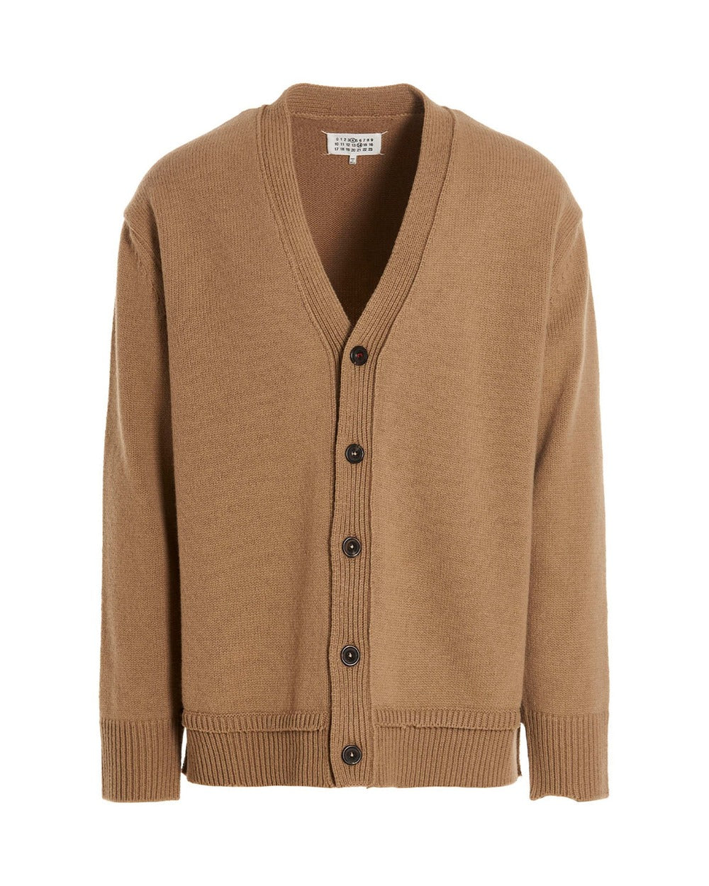 Maison Margiela Beige Wool Cardigan