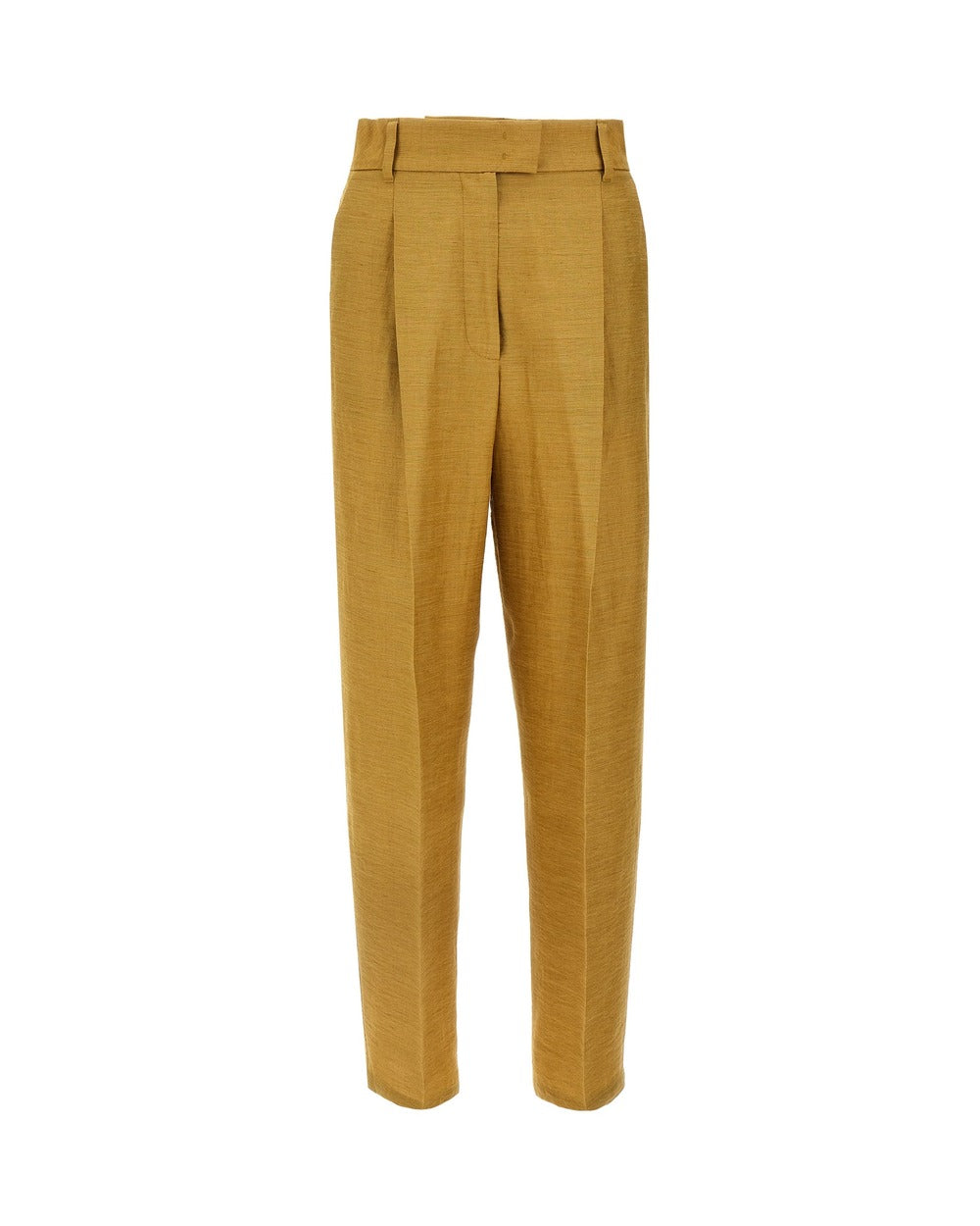 Max Mara Gold Fluorofiber Dress Pants