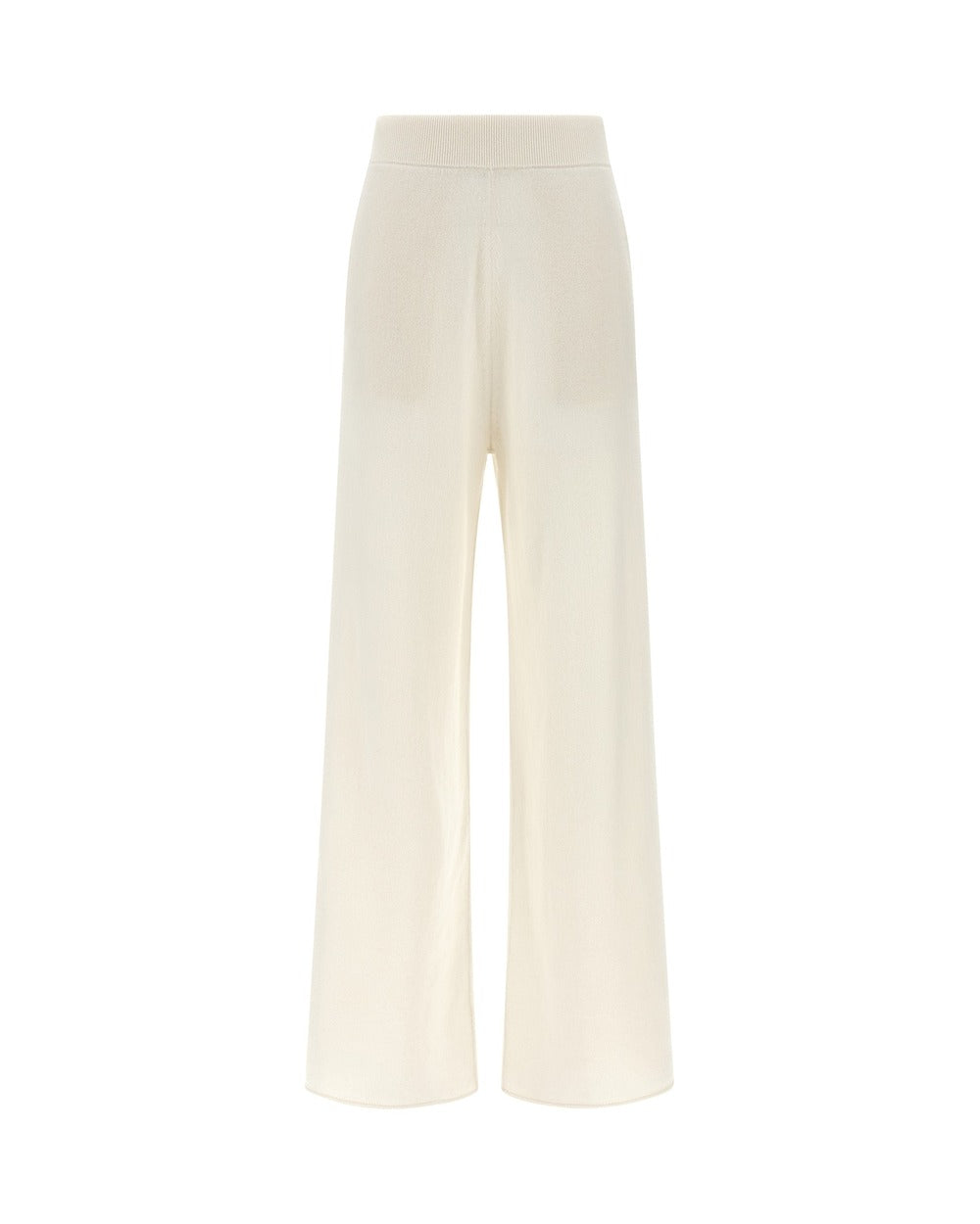 Max Mara White Cashmere Casual Pants