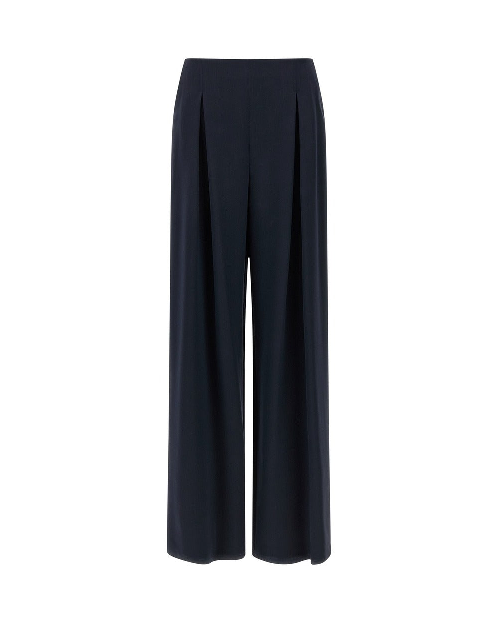 Max Mara Blue Silk Casual Pants