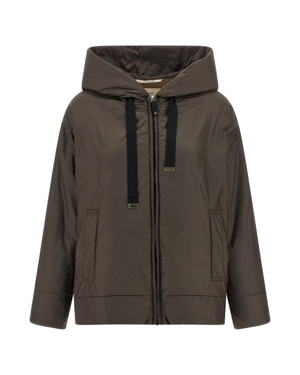 Max Mara Brown Polyester Shell Jacket