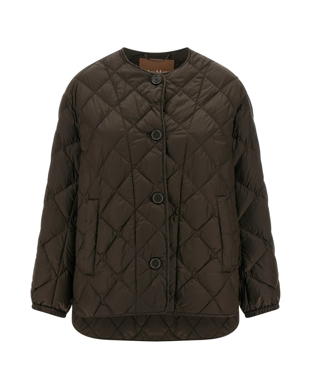 Max Mara Brown Polyamide Full-Length Jacket