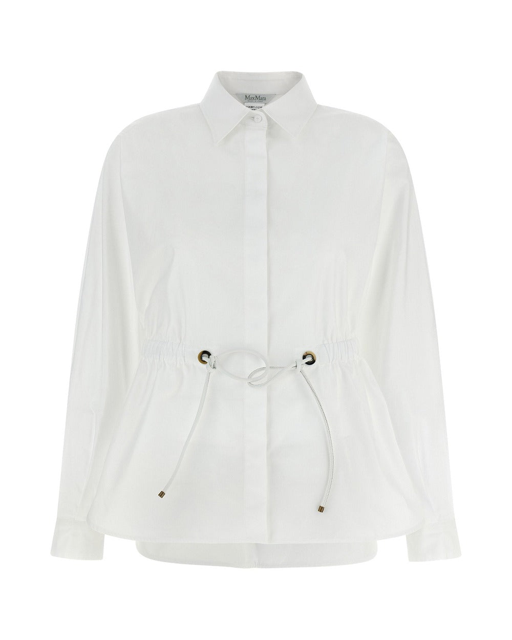 Max Mara White Cotton Blouse
