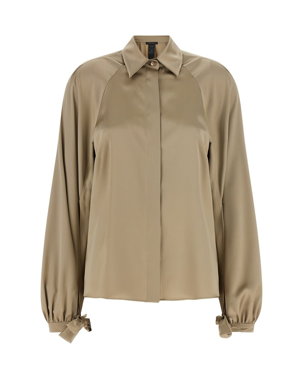 Max Mara Beige Silk Blouse