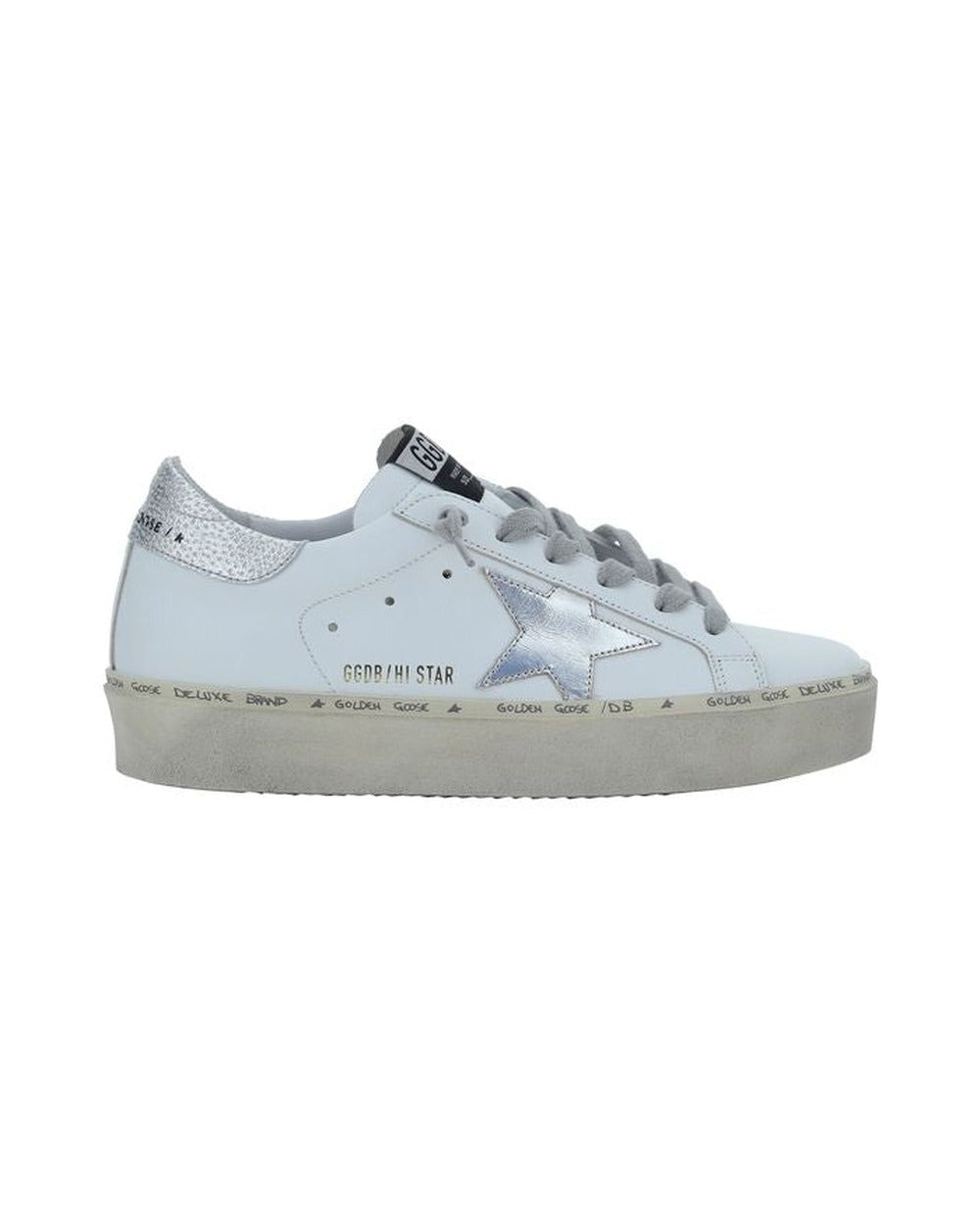 Golden Goose White Calf Leather Bos Taurus Low Top Sneakers