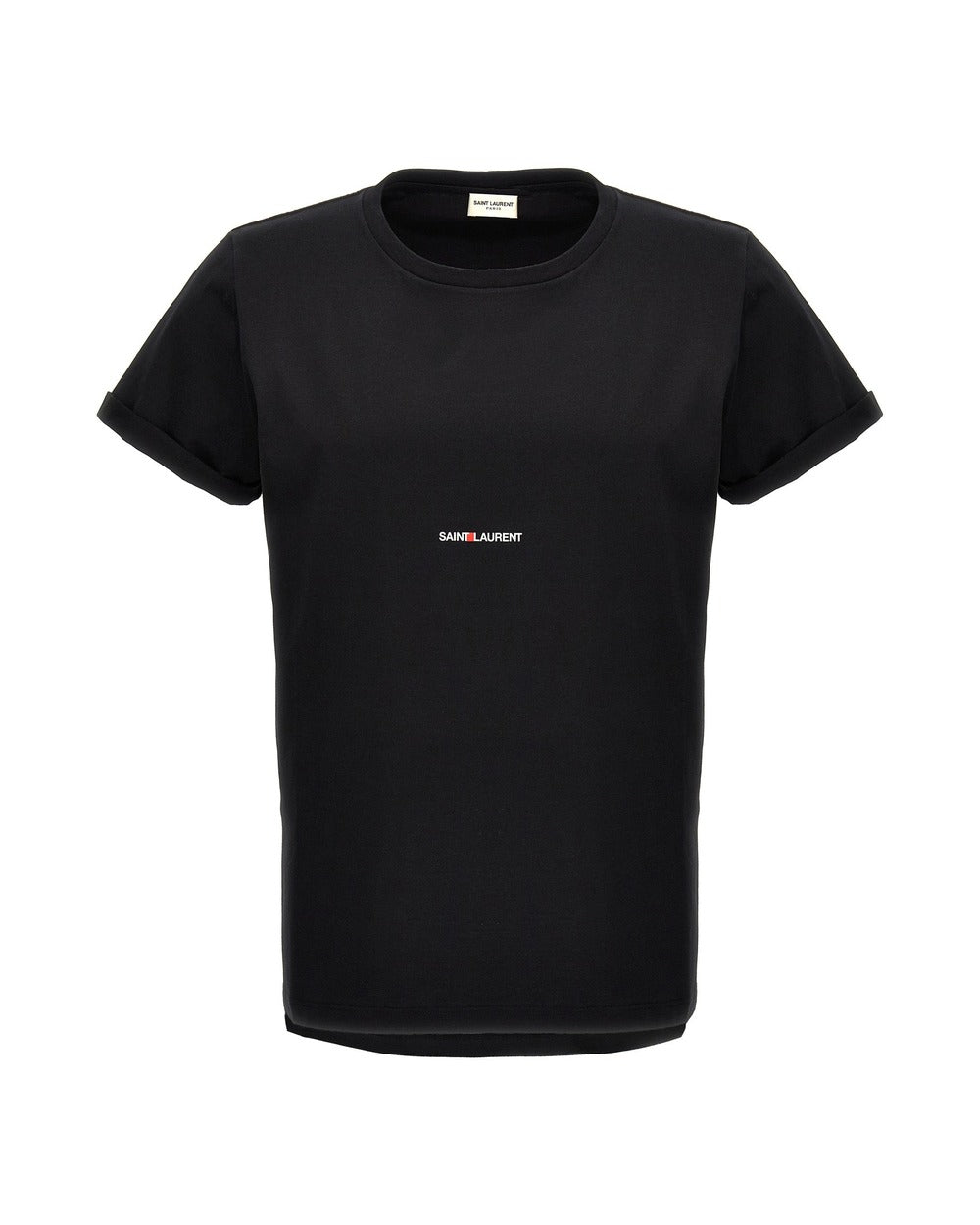 Saint Laurent Black Cotton T-Shirt