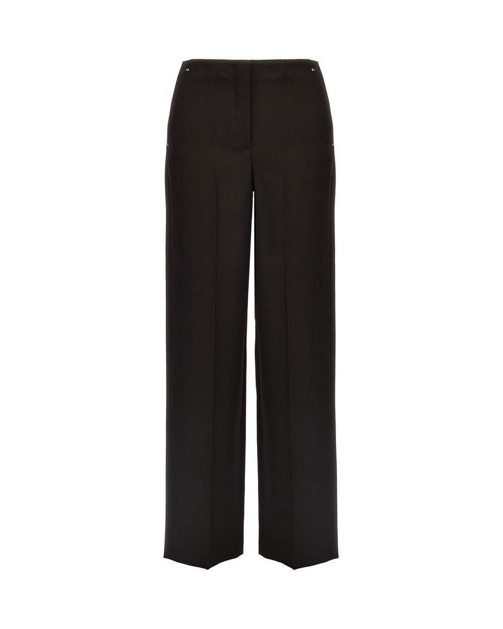 Purple Virgin Wool Dress Pants
