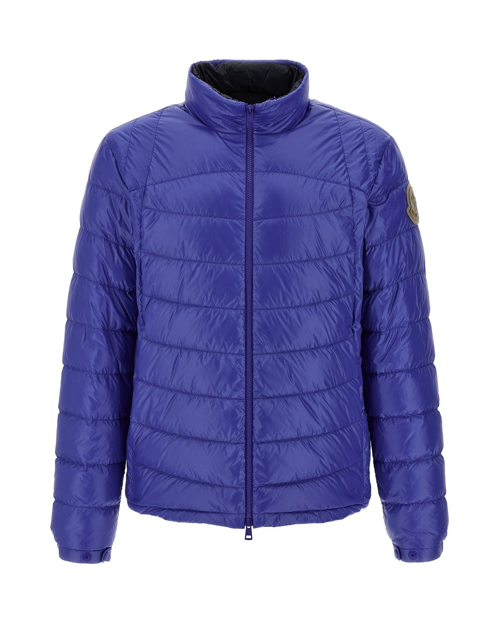 Moncler Blue Polyamide Full-Length Jacket