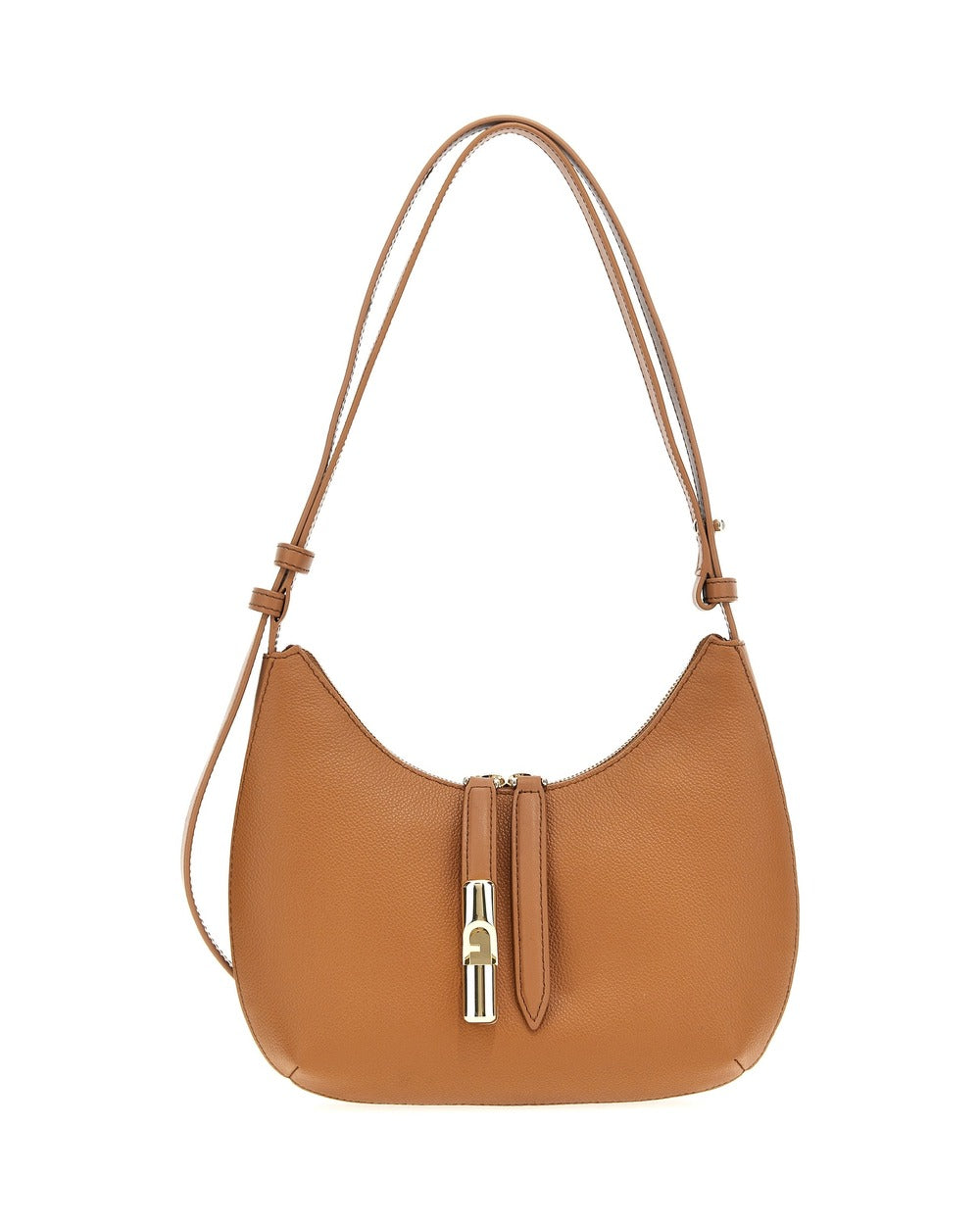 Furla Brown Leather Shoulder Bag