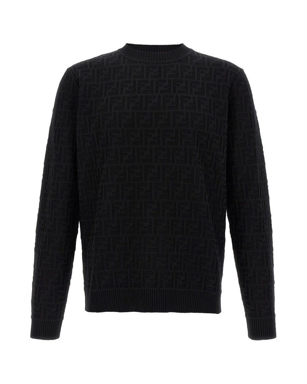 Fendi Black Cotton Cardigan