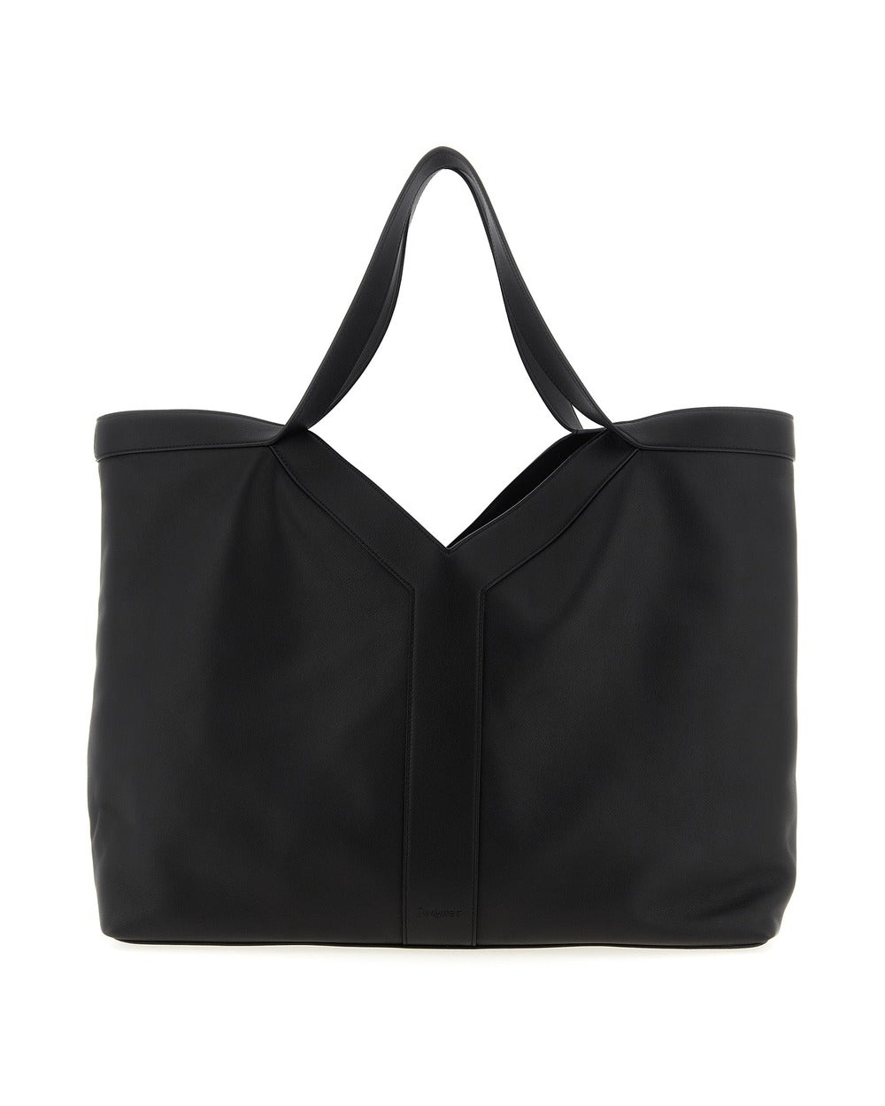 Saint Laurent Black Calfskin Tote Bag