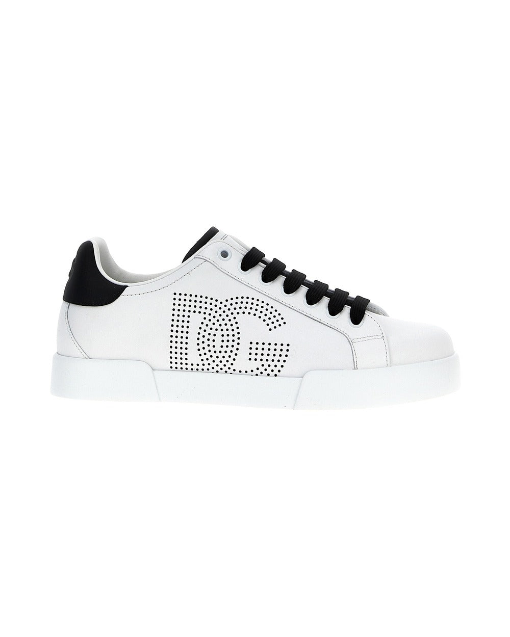 Dolce & Gabbana Bicolor Calfskin Low Top Sneakers