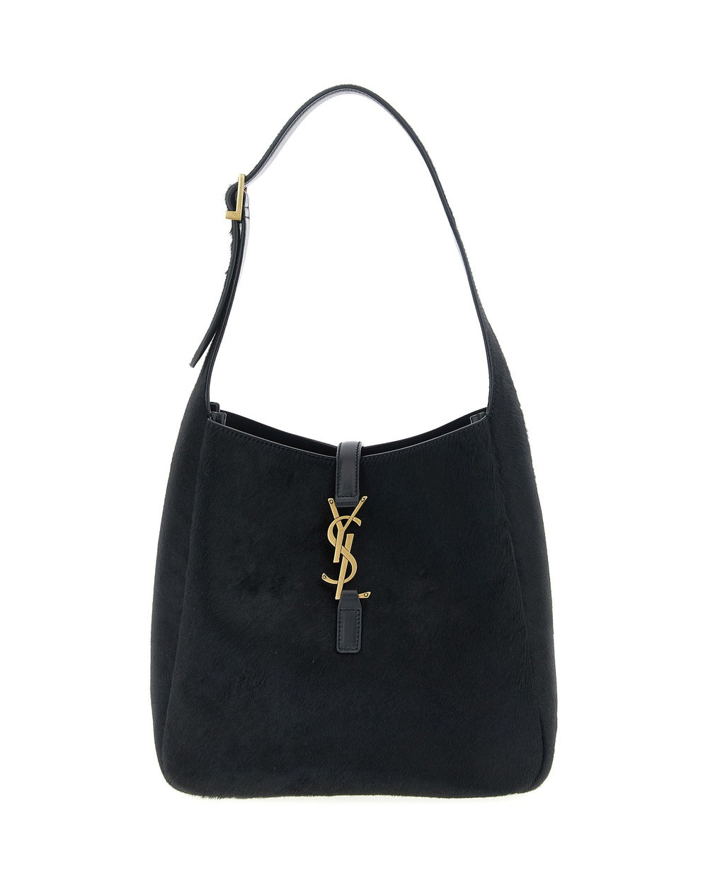 Saint Laurent Black Calfskin Shoulder Bag