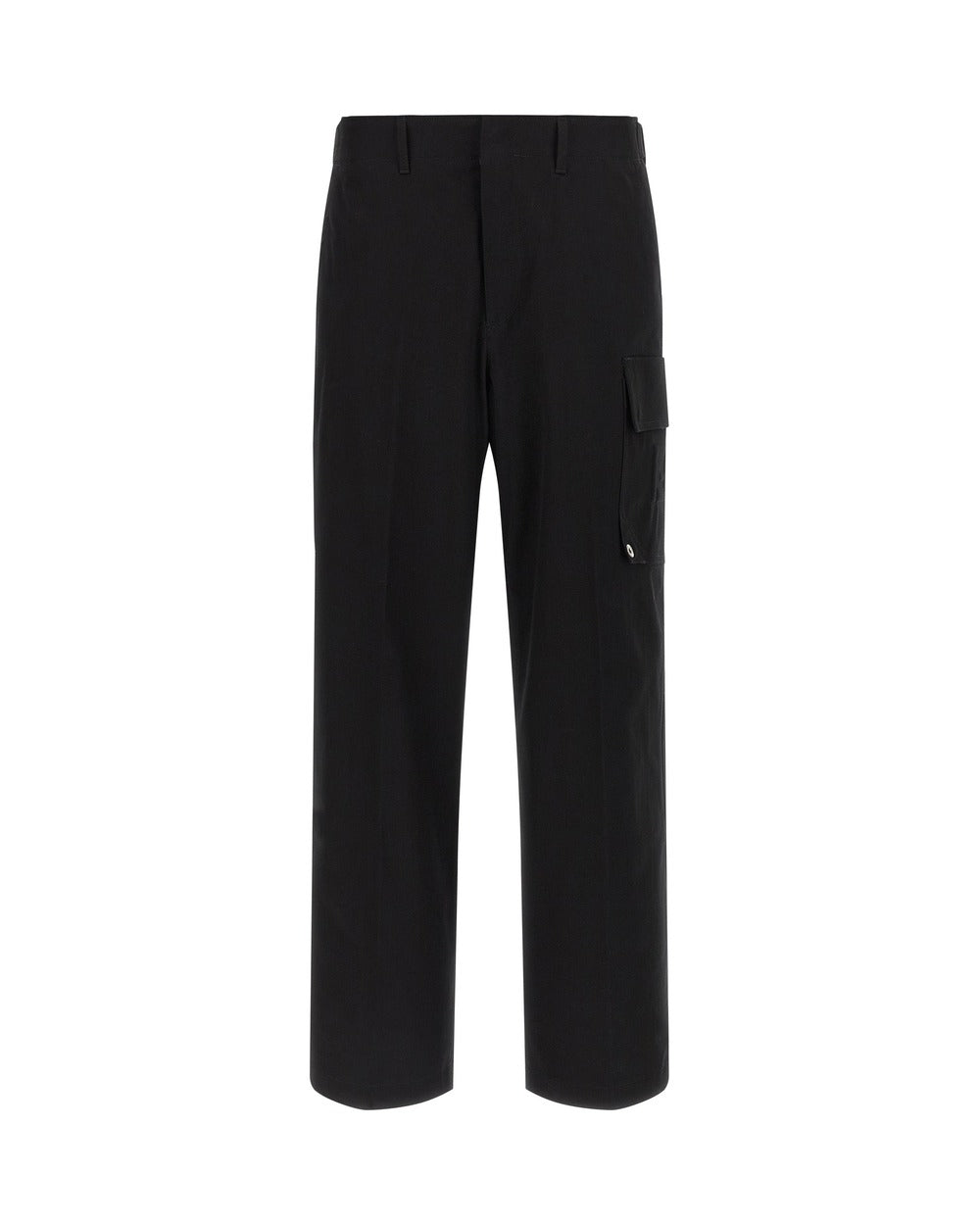 Fendi Black Cotton Cargo Pants
