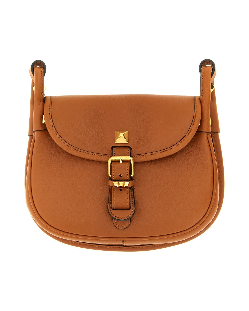 Valentino Garavani Brown Calfskin Shoulder Bag