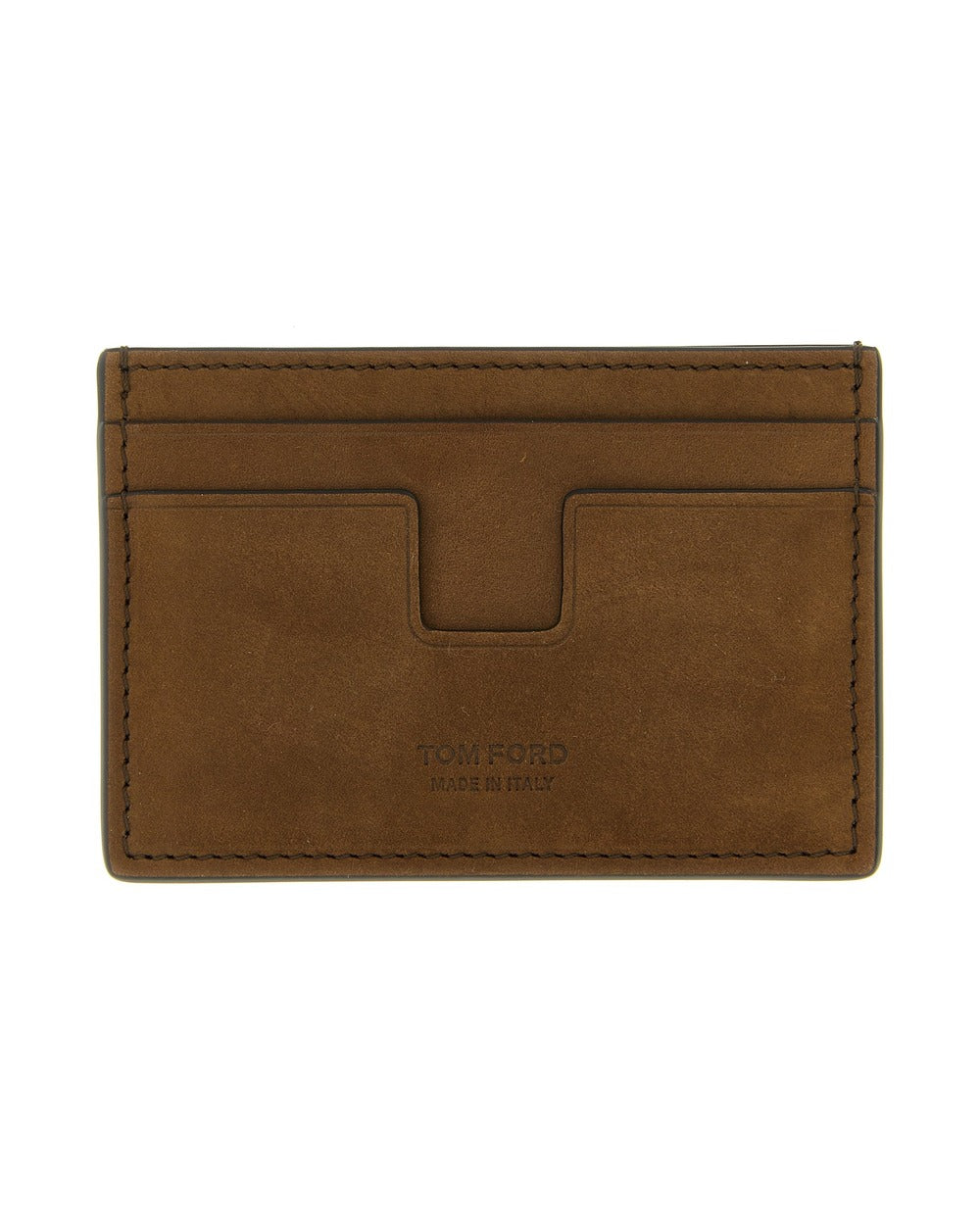 Tom Ford Brown Calfskin Cardholder