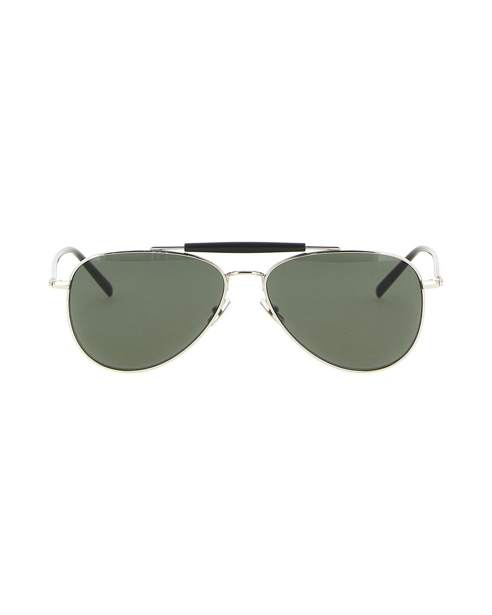 Saint Laurent Silver Acetate Sunglasses