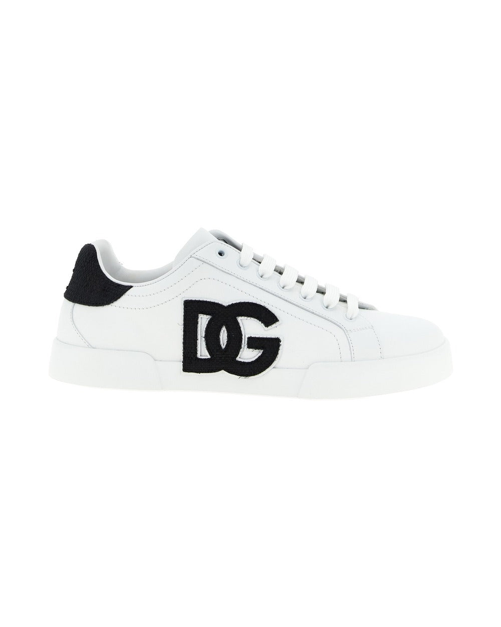 Dolce & Gabbana Bicolor Calfskin Low Top Sneakers