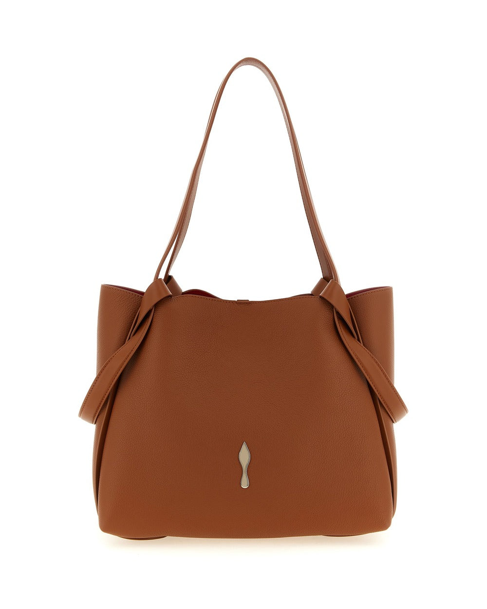 Christian Louboutin Brown Calfskin Tote Bag
