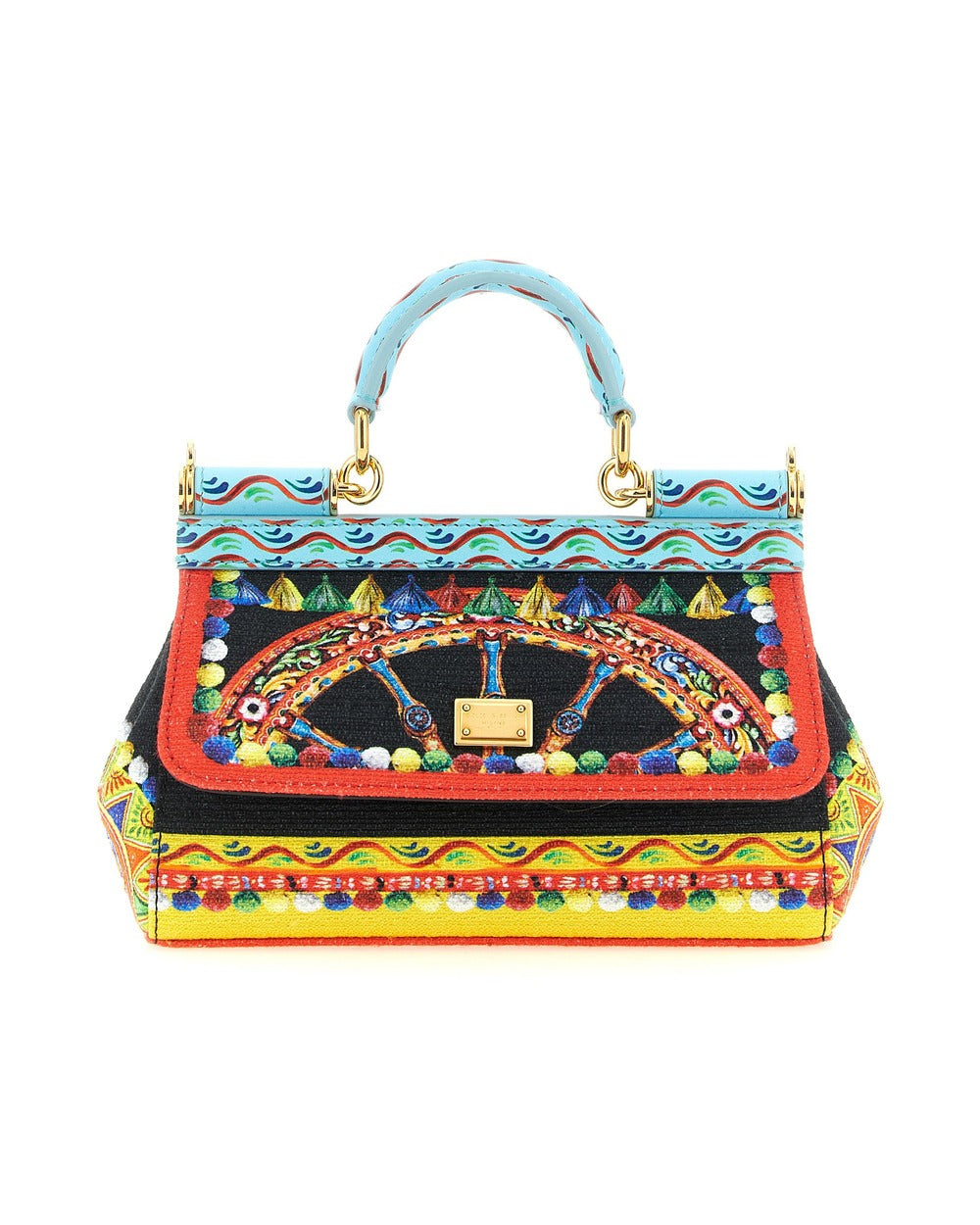 Dolce & Gabbana Multicolor Cotton Handbag