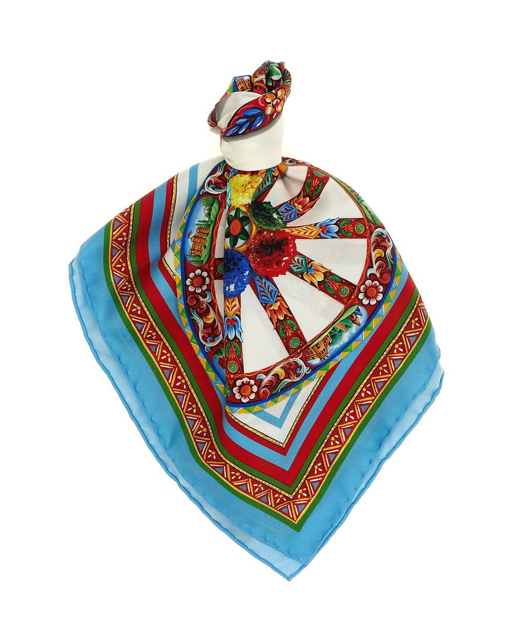 Dolce & Gabbana Multicolor Silk Scarf