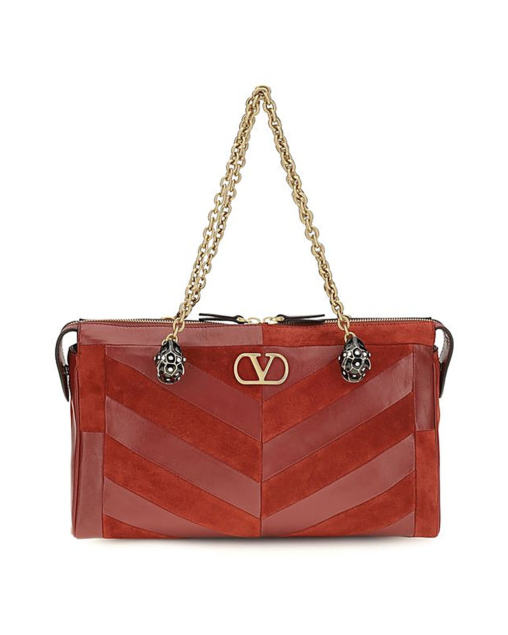 Valentino Garavani Multicolor Calf Leather Bos Taurus Shoulder Bag