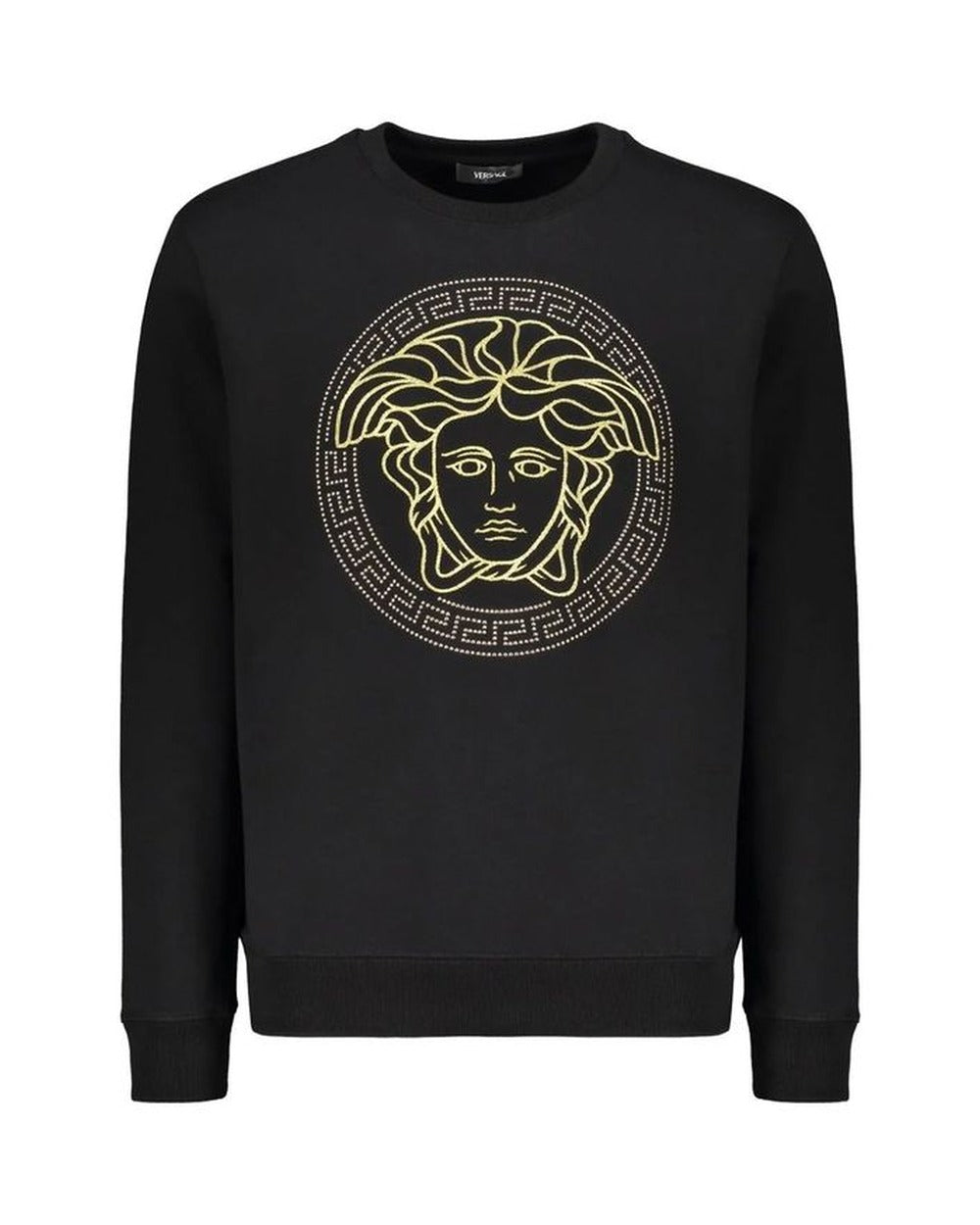 Versace Black Cotton Sweatshirt