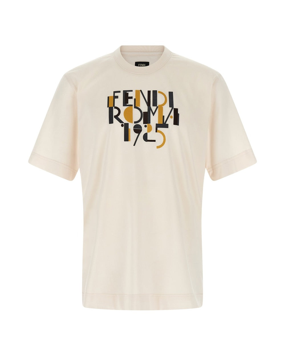 Fendi White Cotton T-Shirt