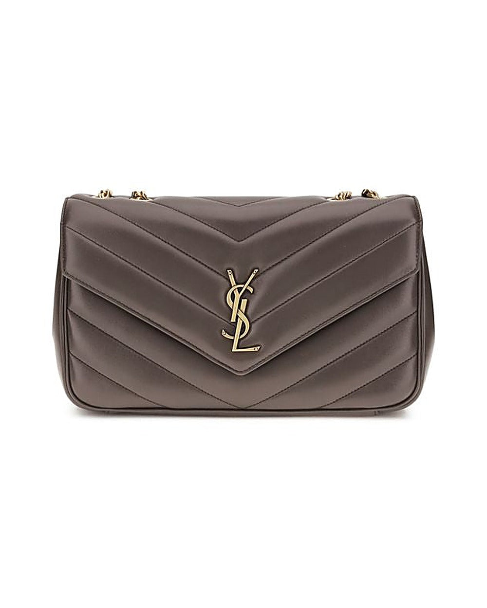 Saint Laurent Gray Lamb Ovis Aries Aries Shoulder Bag