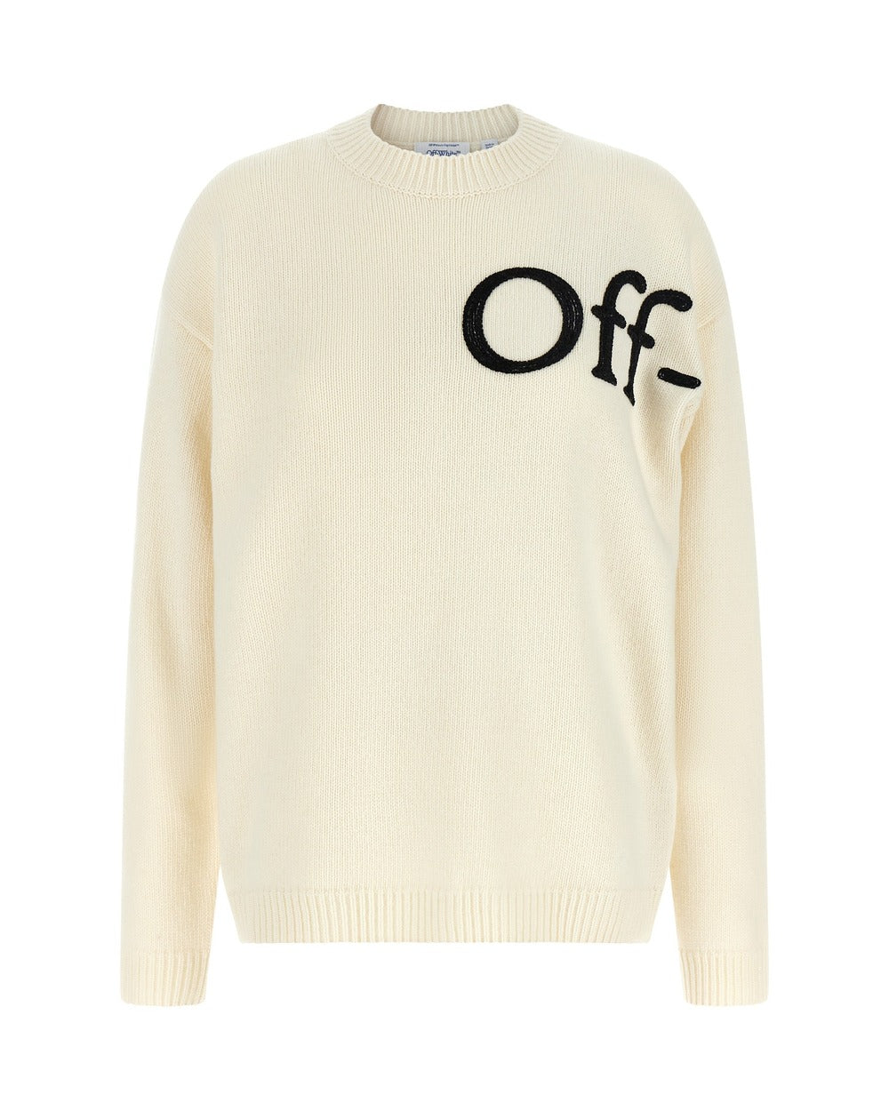Off-White Bicolor Wool Cardigan
