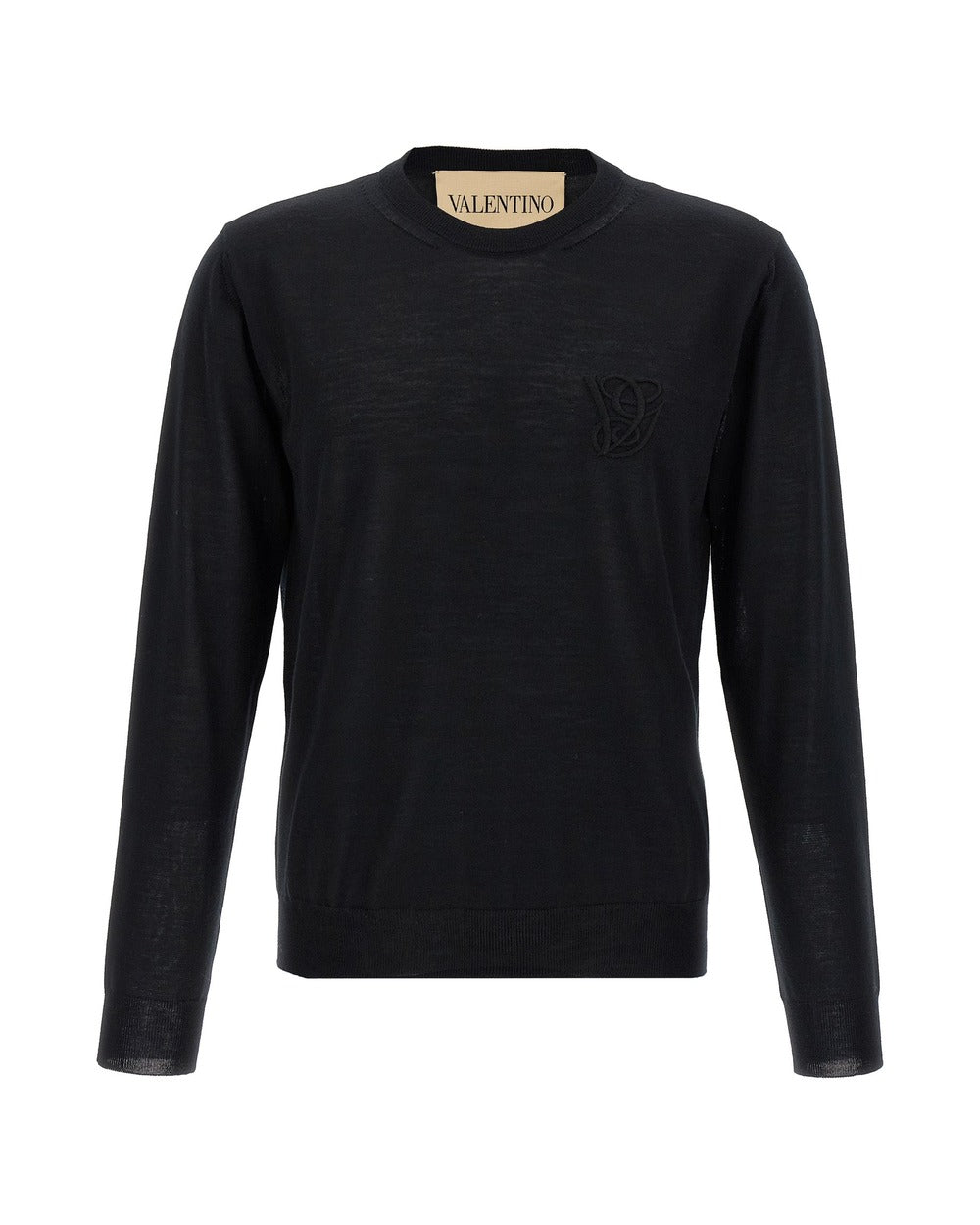 Valentino Garavani Black Virgin Wool Cardigan