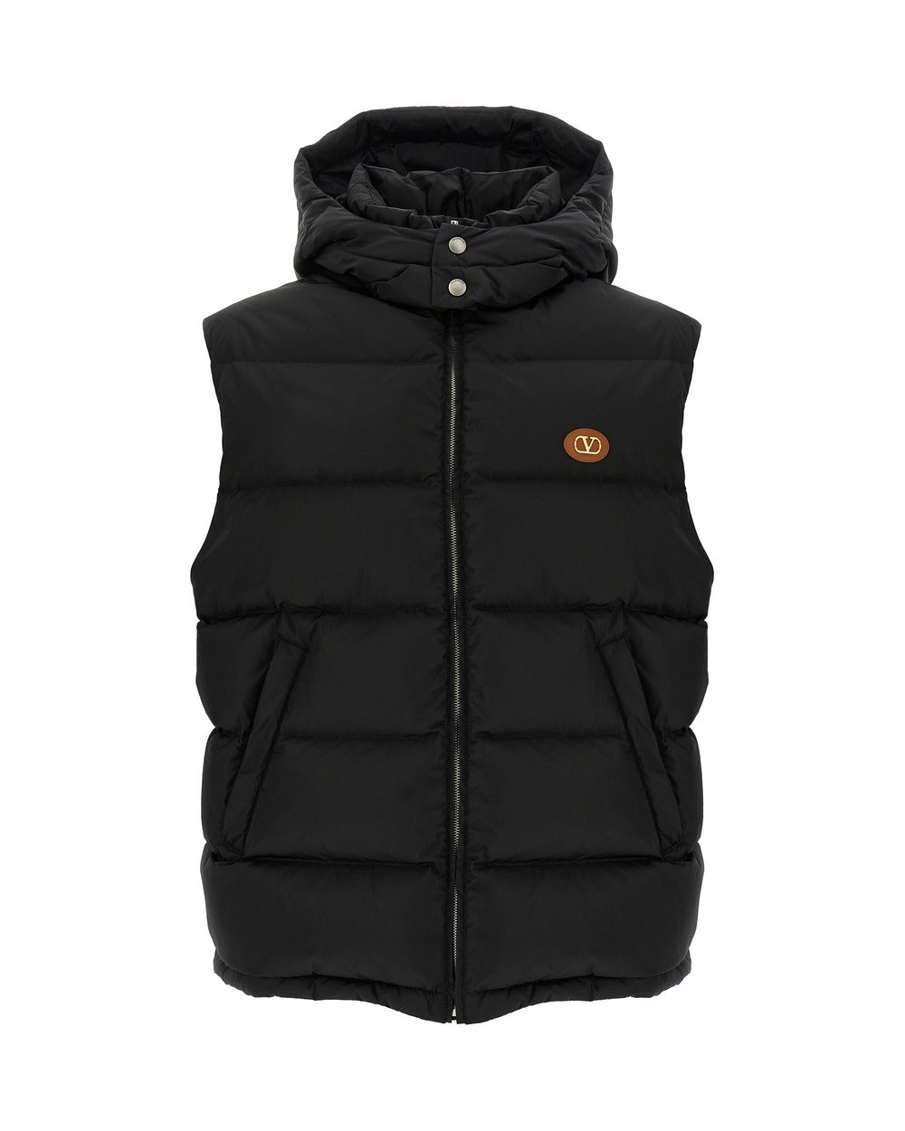Valentino Garavani Black Polyamide Sleeveless Jacket