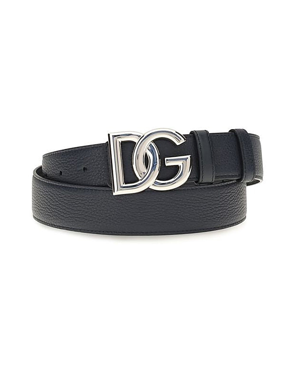 Dolce & Gabbana Black Calf Leather Bos Taurus Regular Belt