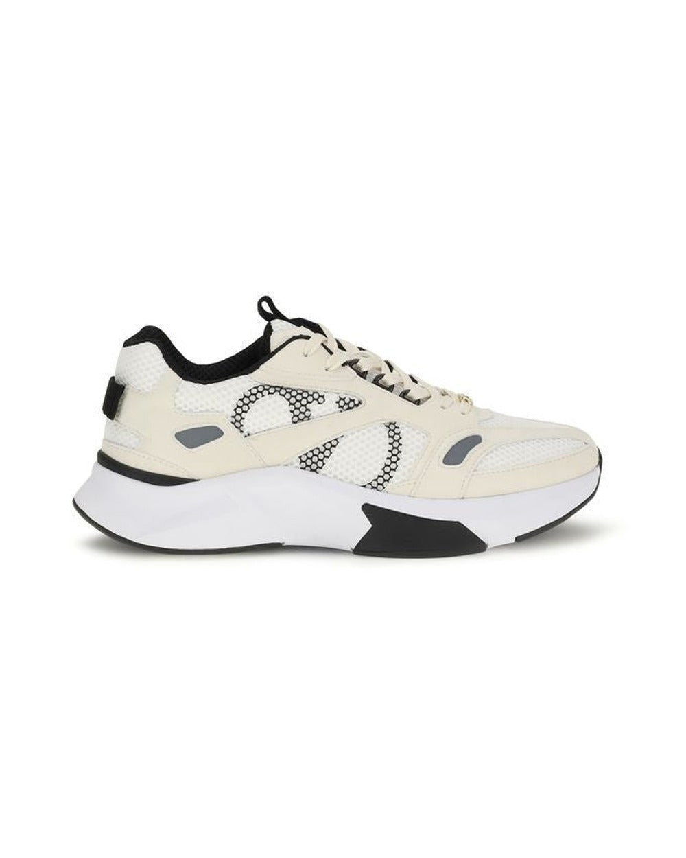 Valentino Garavani White Fabric Low Top Sneakers