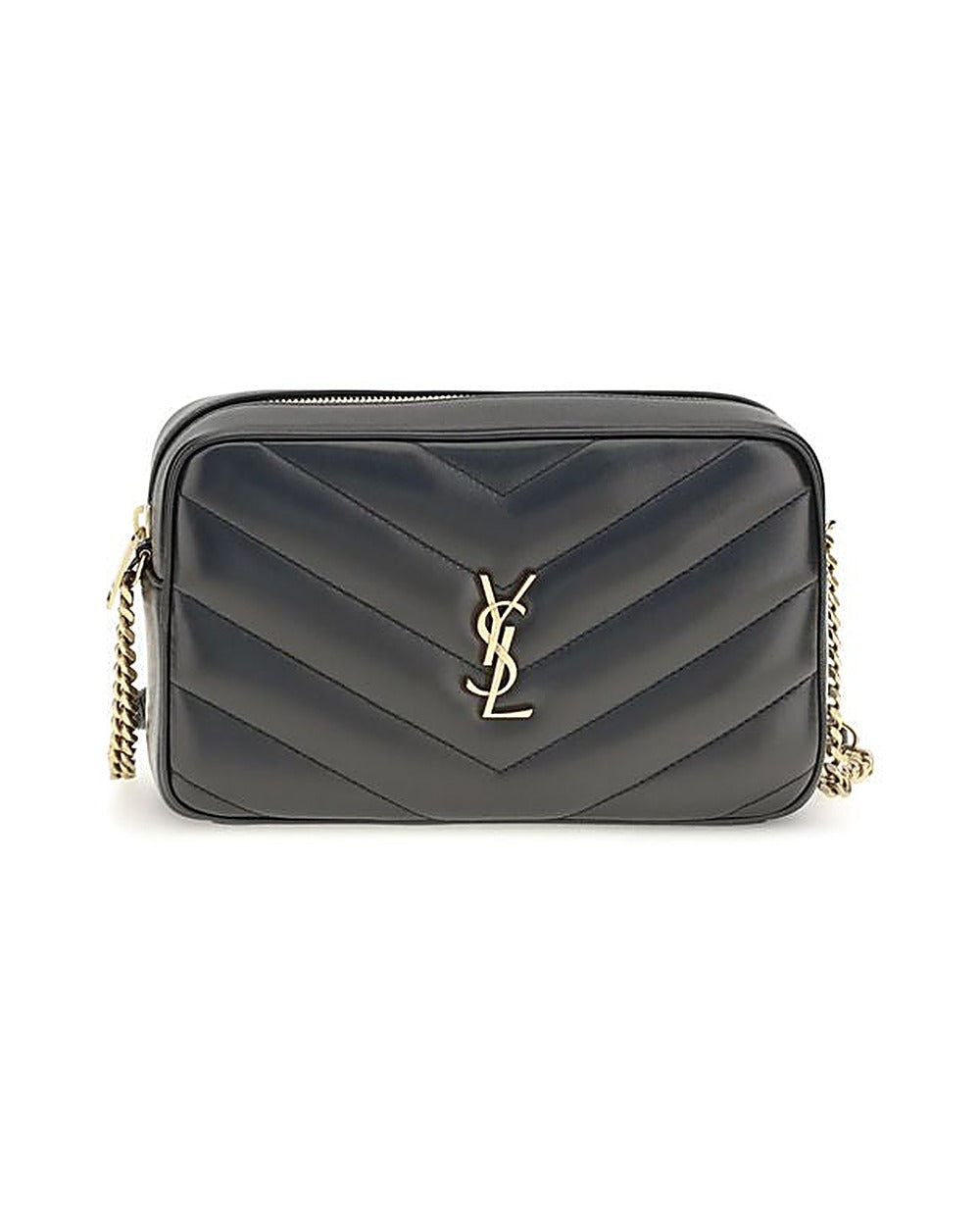 Saint Laurent Black Lamb Ovis Aries Aries Shoulder Bag