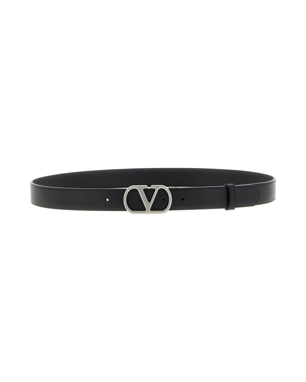 Valentino Garavani Black Calfskin Regular Belt