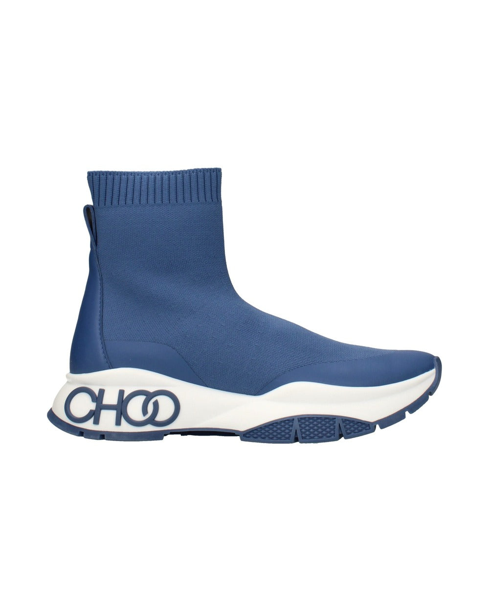 Jimmy Choo Blue Fabric Ankle Boots