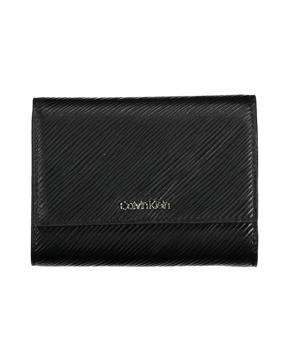 Calvin Klein Black Polyurethane Women Wallet